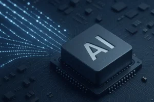 Navitas GaN and SiC power chip breaking AI data center silicon limits.