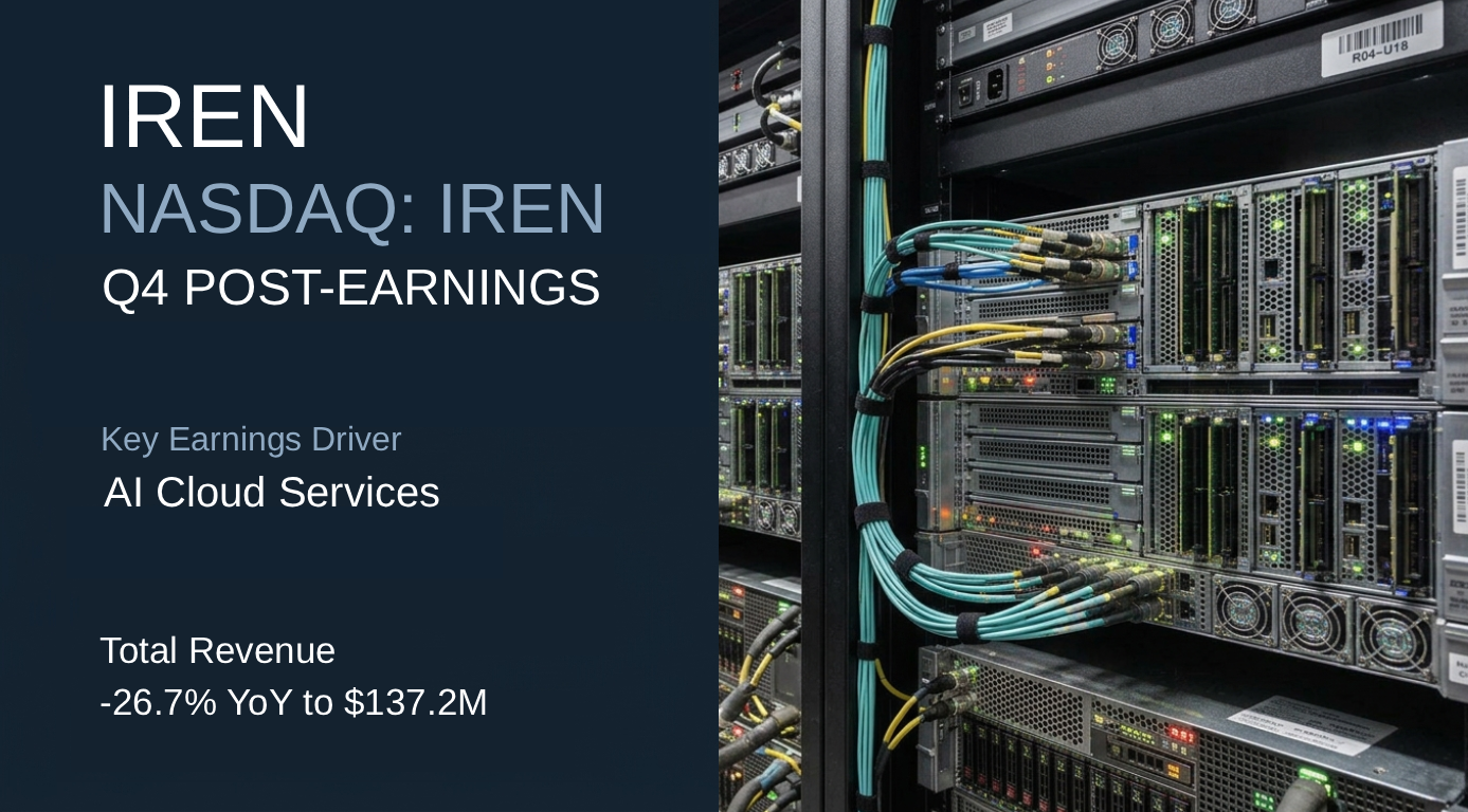 IREN Q4 FT2026 Post Earnings