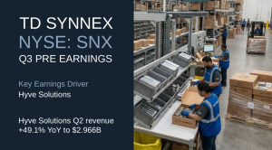 TD Synnex SNX q3 pre earnings
