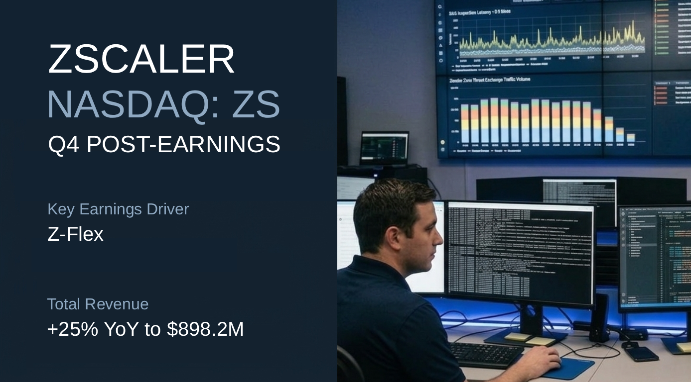 Zscaler ZS q4 post earnings finance note