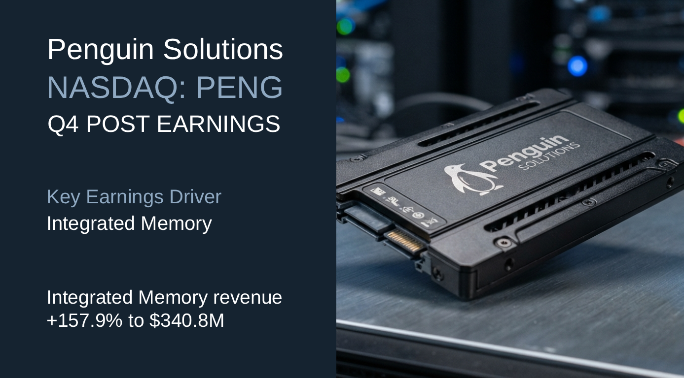 Penguin Solutions q4 26 post earnings finance note